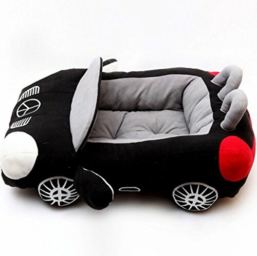 Plush toy car bed for pets showcasing comfort and style