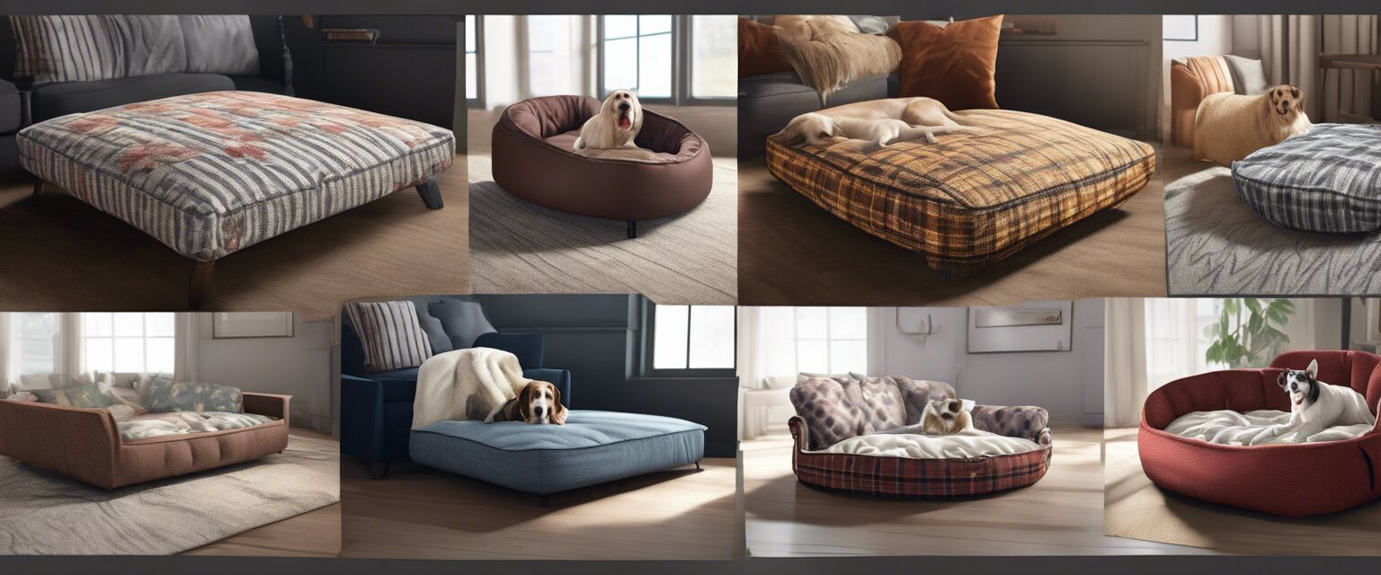 Customization process for dog beds