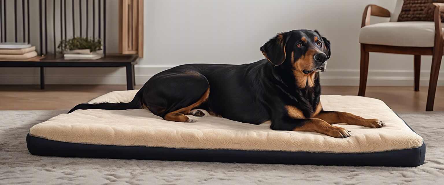 Safety features in heated dog beds