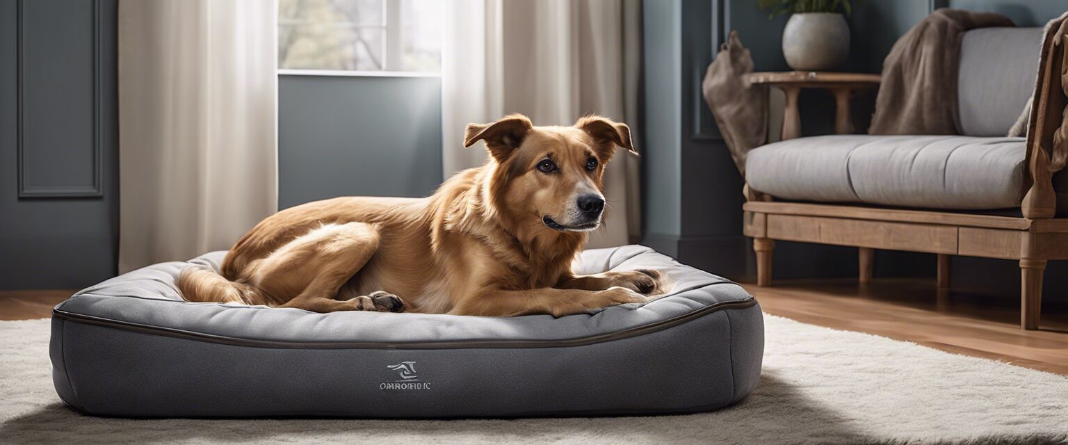 Variety of orthopedic dog beds